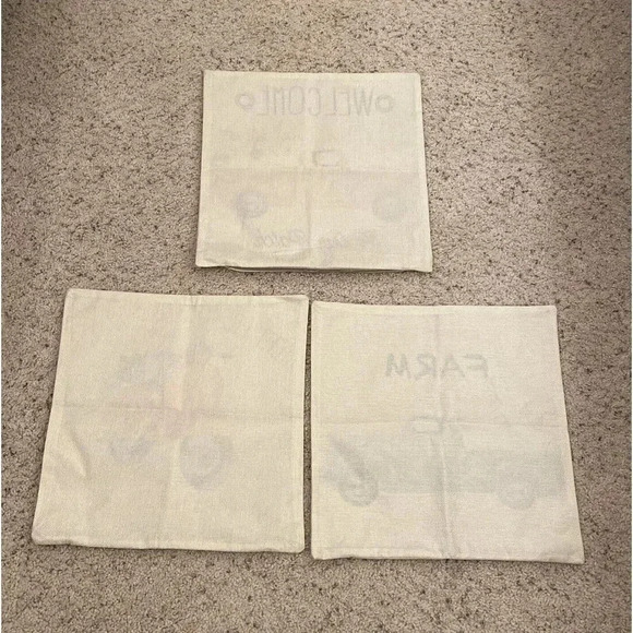 3 Fall Autumn Room Sofa Car Decorative Throw Pillow Case Cushion Cover 16” X 16” - Picture 5 of 5